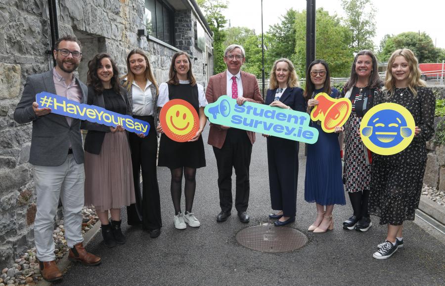 Photograph of representatives of HEA, IUA, THEA and USI at the Practitioners Forum 2022